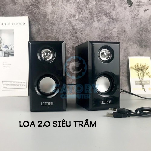 Loa Vi Tính, Loa Máy Tính 2.0 Siêu Trầm D-092 Công Suất Lớn Đủ Bass Treble – BH 6 Tháng