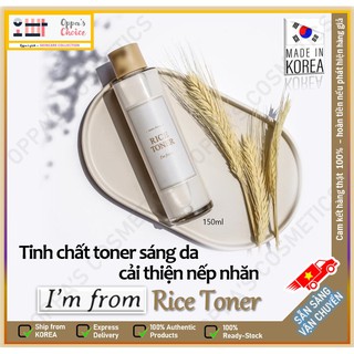 Tinh chất toner làm sáng da và cải thiện nếp nhăn I'M FROM Rice Toner 150ml