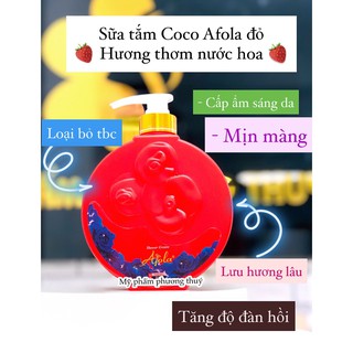 Sữa tắm Hương nước hoa AFOLA Coco chai tròn chai 800ml