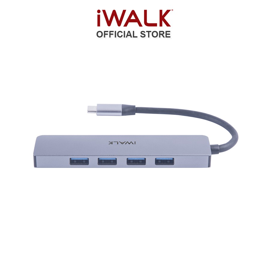 Hub chuyển đổi Type-C iWalk 5 in 1 ADH001 - Hàng chính hãng