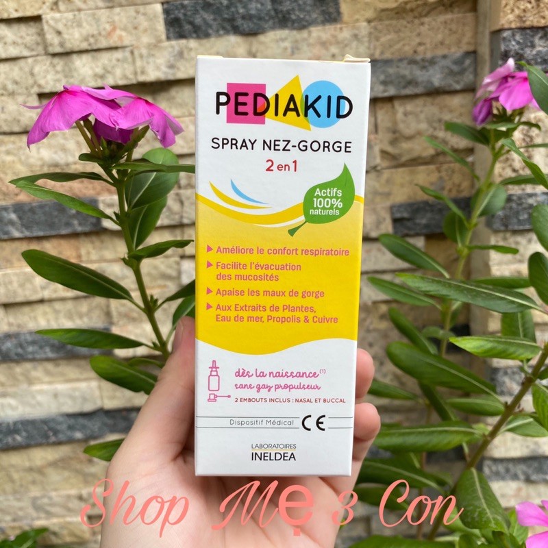 Xịt Pediakid mui họng Pháp