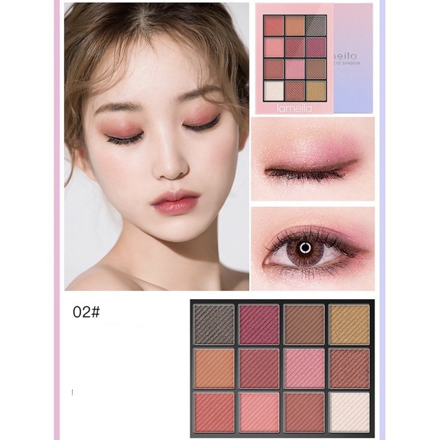 Bảng Phấn Mắt 12 Ô Lameila Color School Hàng Nội Địa Trung | BigBuy360 - bigbuy360.vn