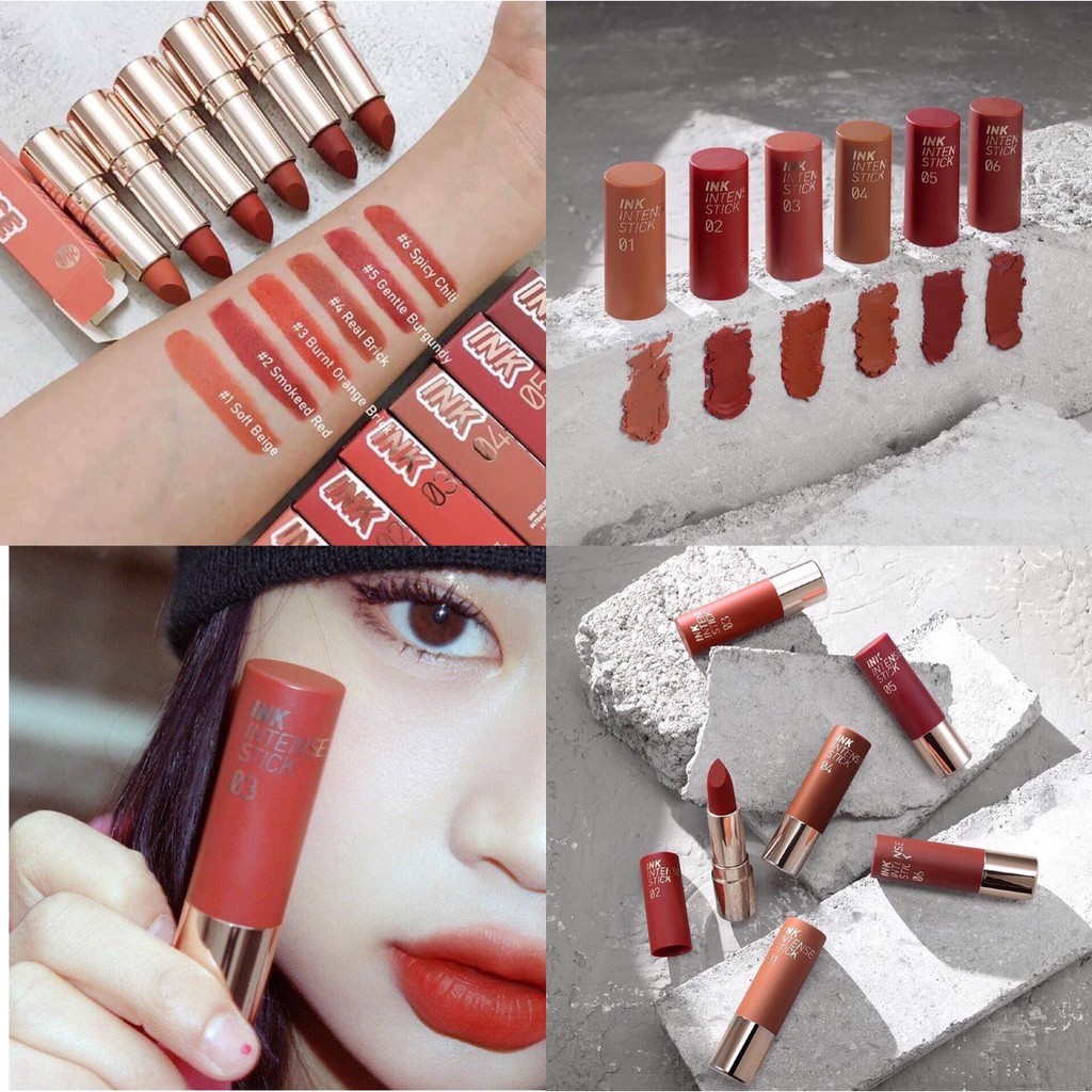 Son thỏi lì Peripera Ink Velvet Intense Stick – bảng màu cực TRENDY