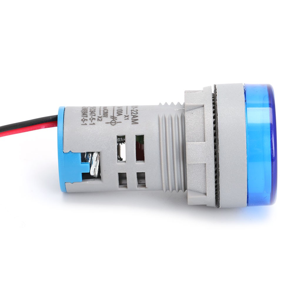 Ampe kế kỹ thuật số 22mm AC 220V 0-100A hiện thị dòng điền xoay chiều