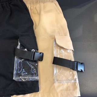 [Ảnh thật] Quần short Kaki Nút Cài Unisex