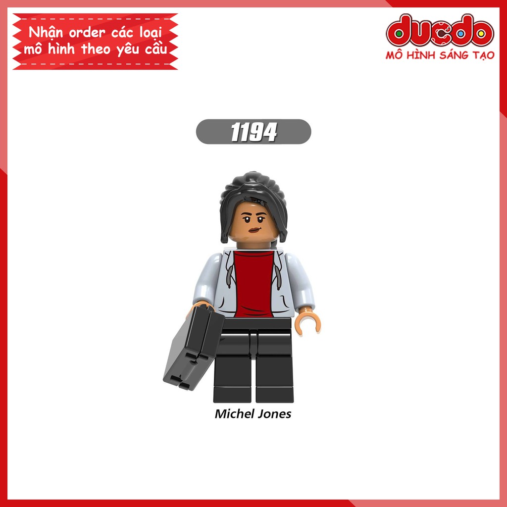 Minifigures các nhân vật trong Người nhện xa nhà - Đồ chơi Lắp ghép Xếp hình Mô hình Mini Spider Man Iron Man XINH X0249