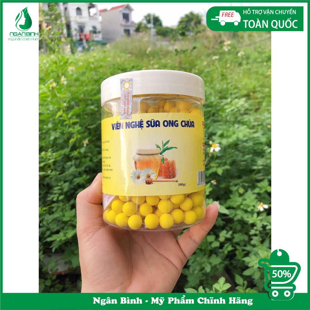 Nghệ Viên Mật Ong Rừng 500G, Viên Nghệ Mật Ong Dùng Tốt Với, Tinh Bột Nghệ,