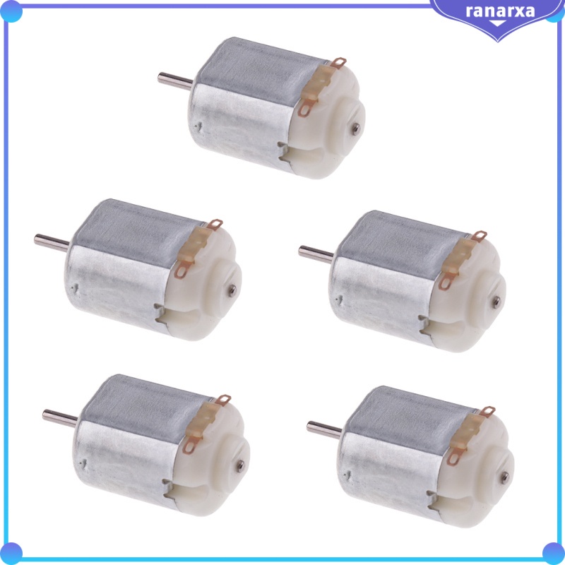 Set 5 Mô Tơ 6v Dc 130 Cho Mô Hình Xe Hơi / Tàu Thuyền / Máy Bay Đồ Chơi