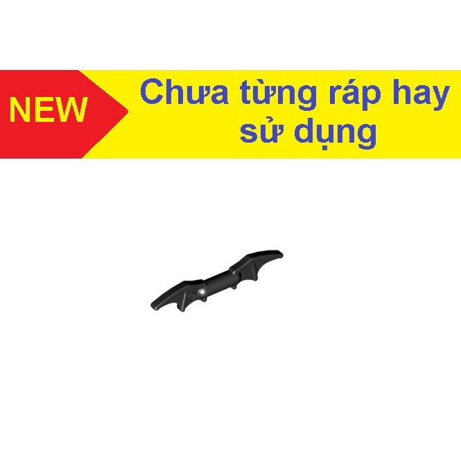 Đồ chơi xếp hình Lego Phụ kiện Weapon Batman BataRang (2 Bat Wings with Bar in Middle)