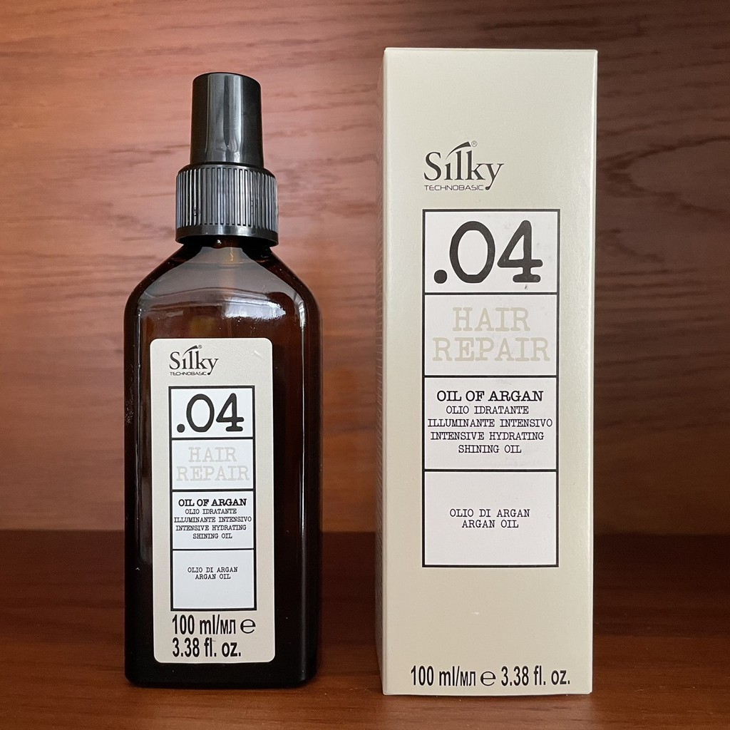 Tinh dầu phục hồi tóc hư tổn Silky Argan Oil 100ml