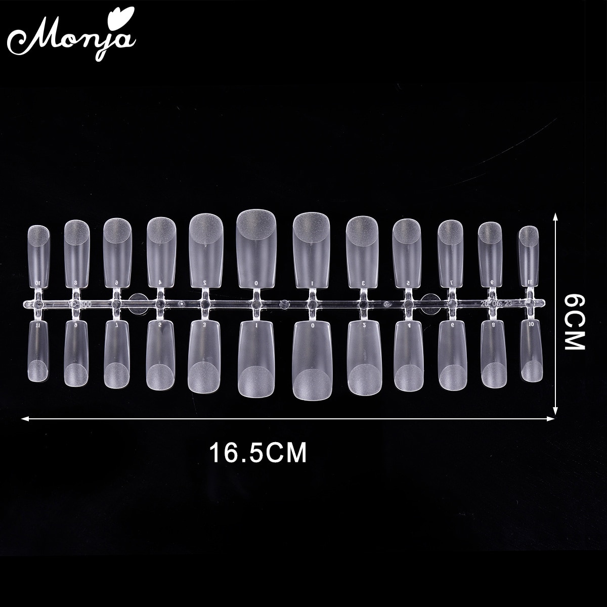 Bộ 240 móng tay giả bằng Acrylic siêu mỏng hình Oval tự nhiên DIY