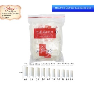 MÓNG NỐI TIP ỐNG TRE MỎNG-ĐẸP