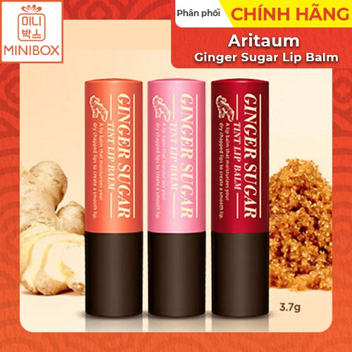 [SIÊU RẺ]  Son dưỡng môi Aritaum Ginger Sugar Lip Balm