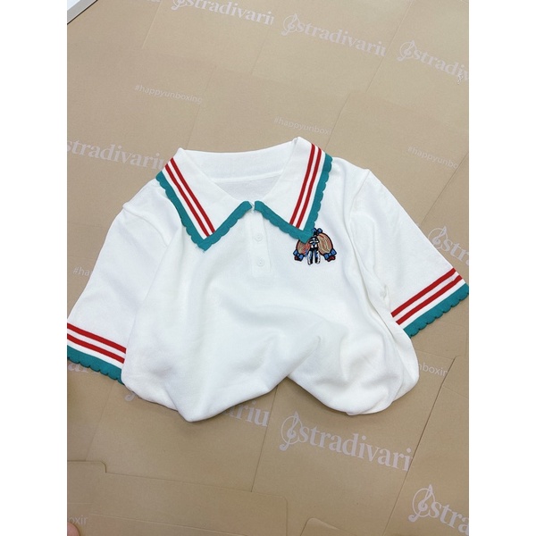 BÁN SỈ ÁO LEN VIỀN ĐI Ô THÊU ONG MÀU TRẮNG CHO NỮ | BigBuy360 - bigbuy360.vn