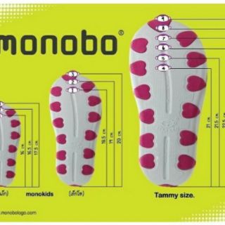Giầy nhựa Monobo Thái Lan cho bé gái