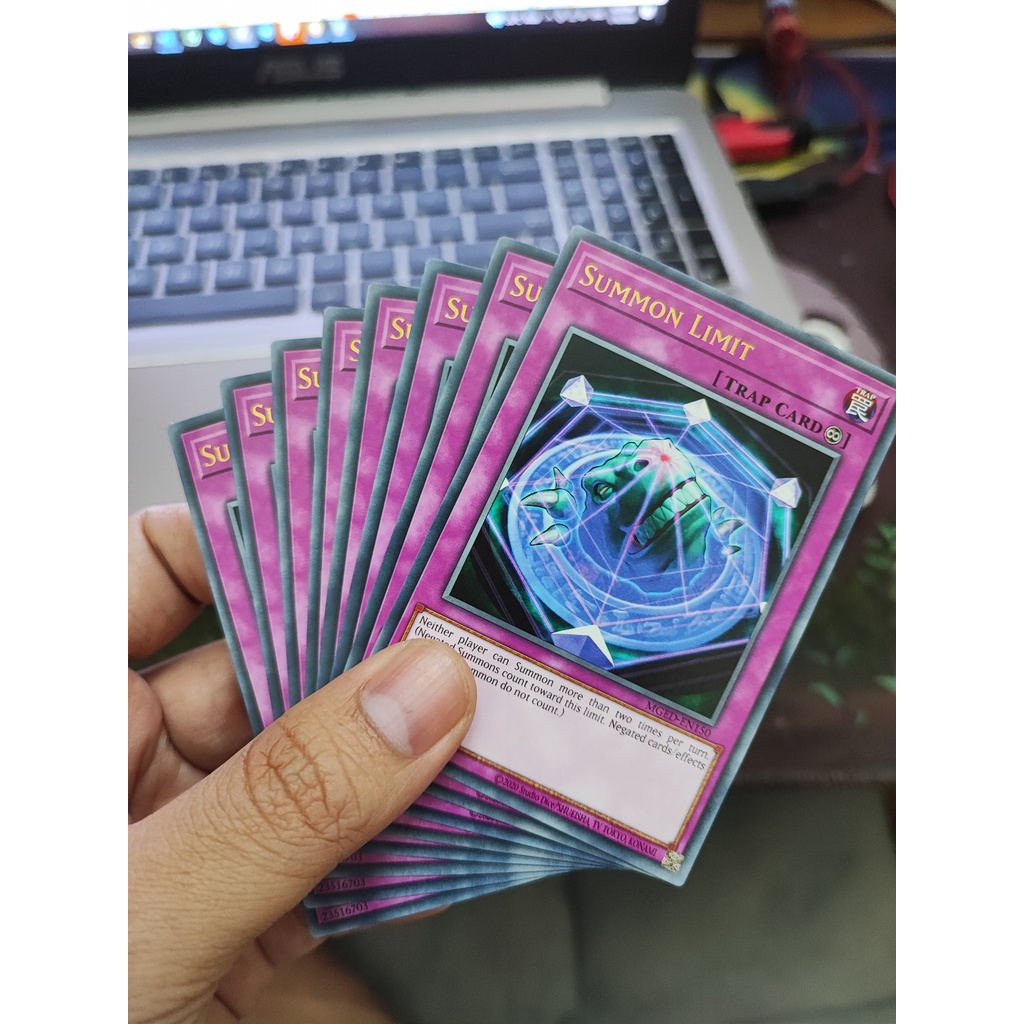 1 lá thẻ bài Summon Limit - MGED-EN150 - Rare Tem Bạc