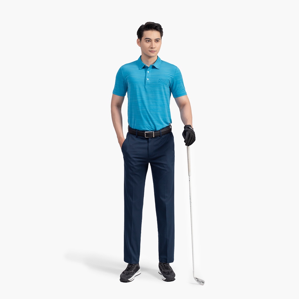 Áo polo nam Aristino phom dáng Golf fit dáng suông vừa co giãn nhẹ, thoải mái, dễ mặc - APSG04S2