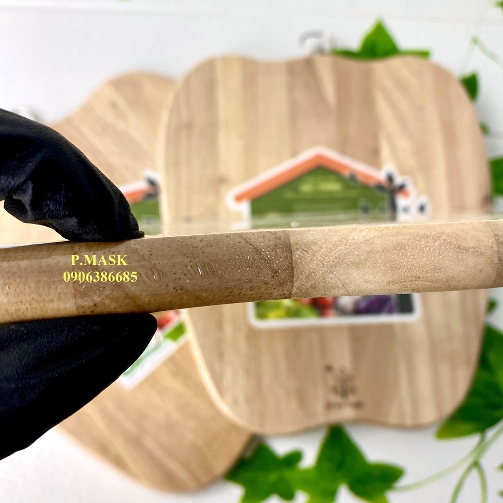 Thớt Gỗ Hình Quả Ớt Chuông Đức Thành 03831 - Thớt gỗ sạch Đức Thành bảo vệ bữa ăn gia đình bạn