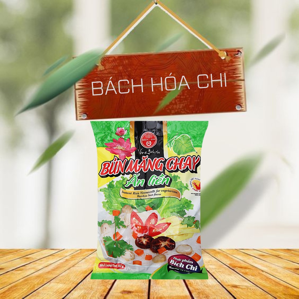 Thùng 30 gói Bún măng chay Bích Chi
