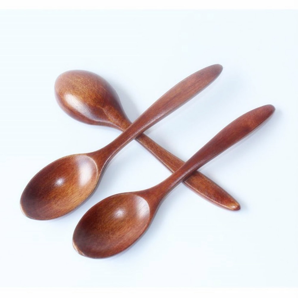 FAY Coffee Dining Tableware Soup Bamboo Wooden Spoon