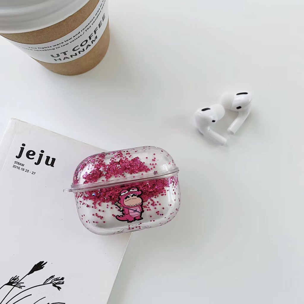 Vỏ Tpu Mềm Hình Cậu Bé Bút Chì Shin Cho Vỏ Bảo Vệ Hộp Sạc Tai Nghe Airpods 1 / 2