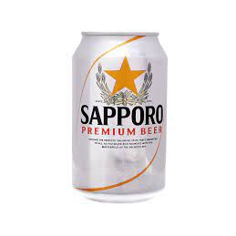 Bia Sapporo Premium 5% – lon 330ml thùng 24 lon