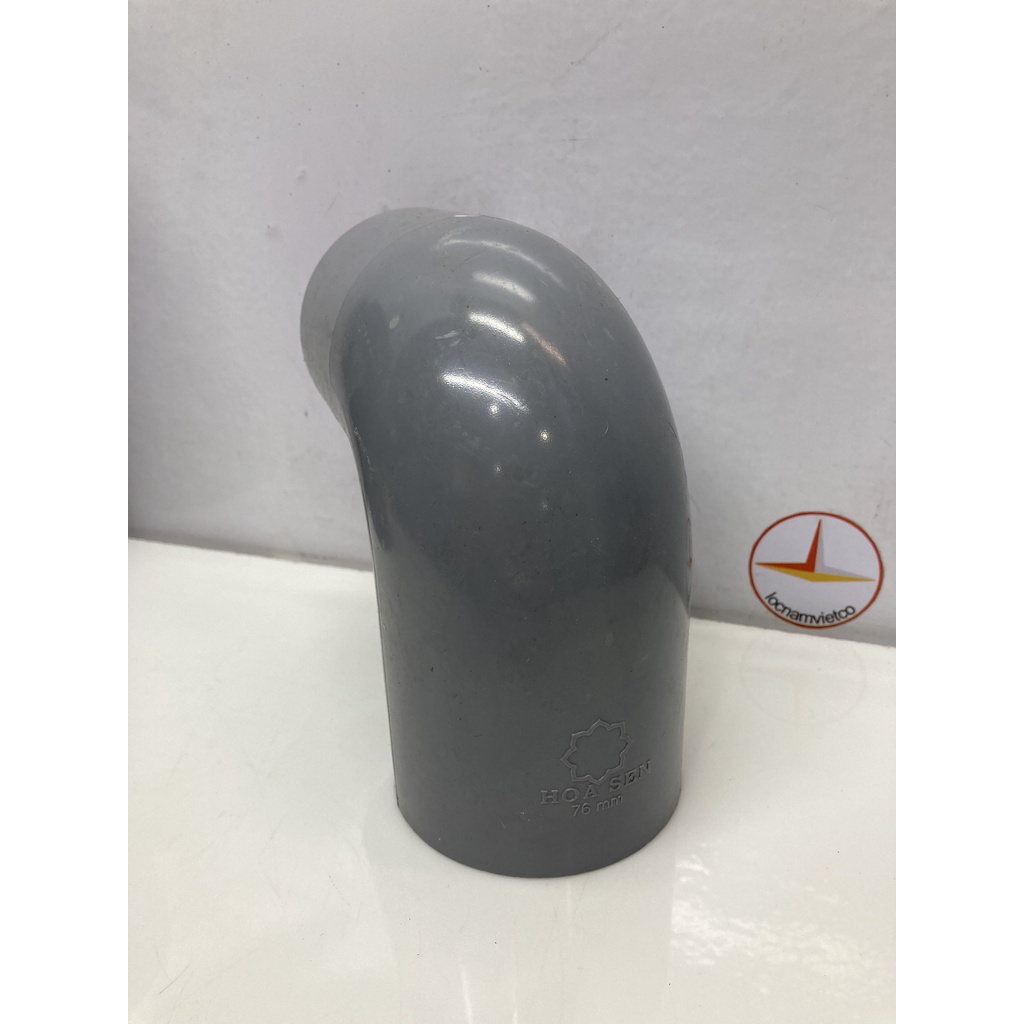 Co nhựa Pvc phi 76 Hoa Sen
