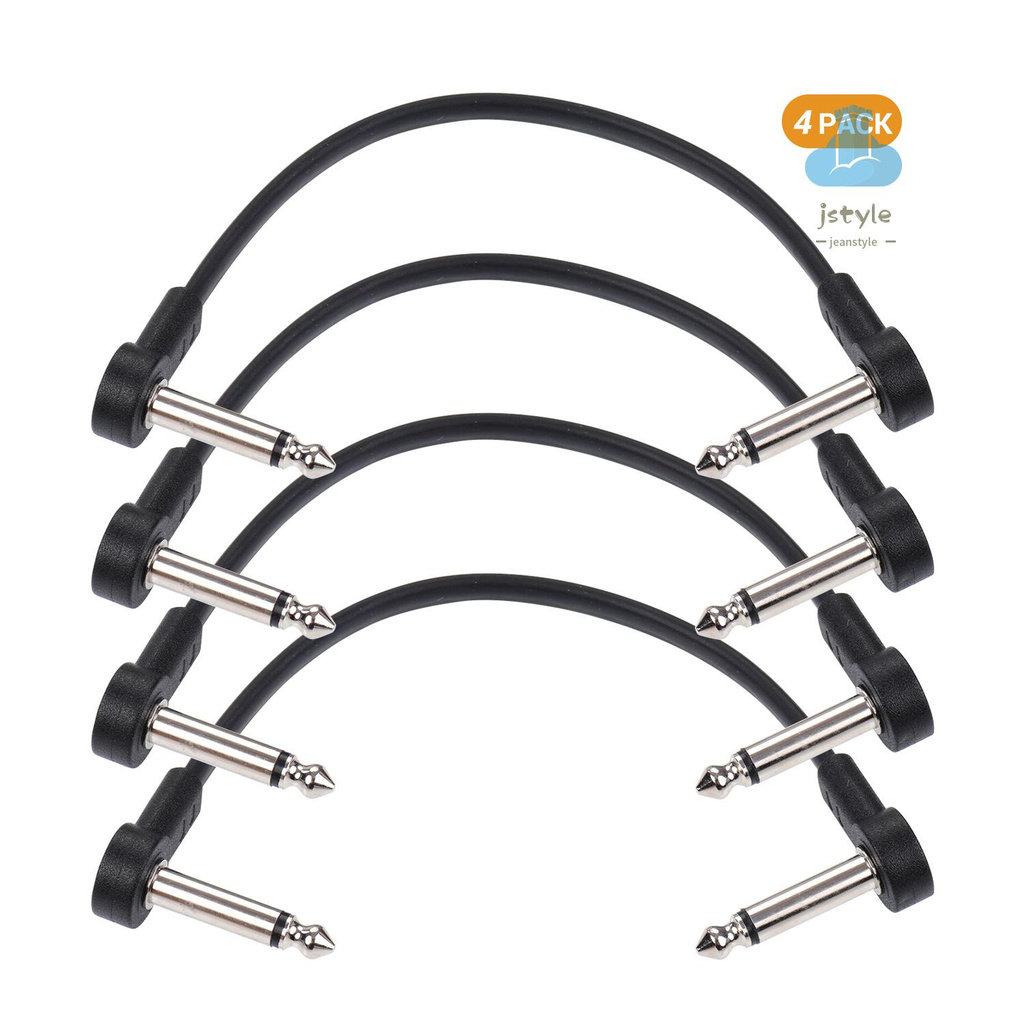 Set 4 Dây Cáp Nối Bàn Đạp Đàn Guitar Ac-8 6 Inch Và 1 / 4 Inch