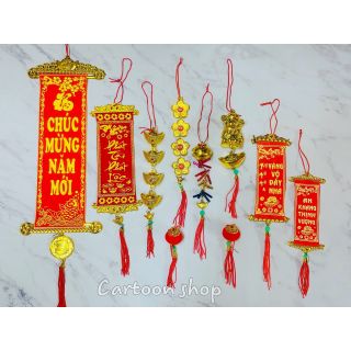 Bộ 10 dây treo trang trí cây mai đào Tết 2020 80k