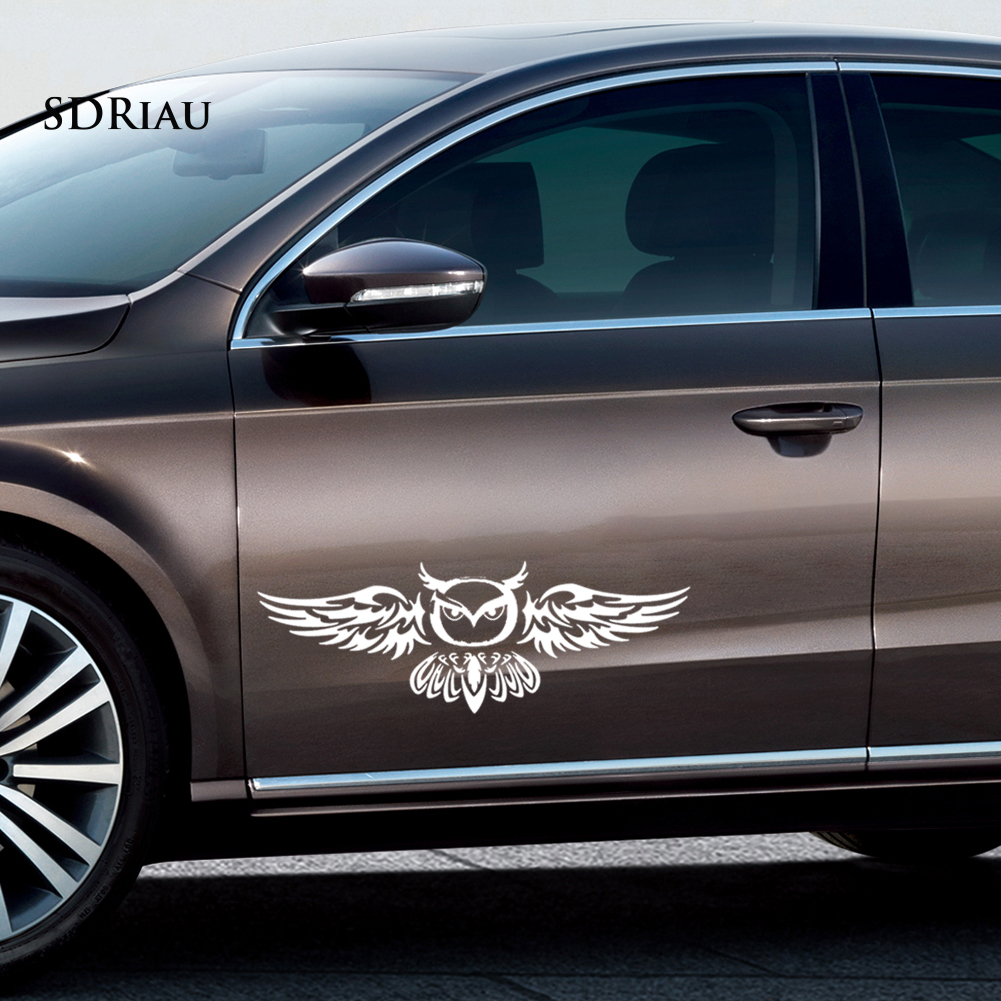 Giấy Dán Trang Trí Hình Chim Cú Chống Thấm Nước Cho Xe Hơi Xqpzx S095