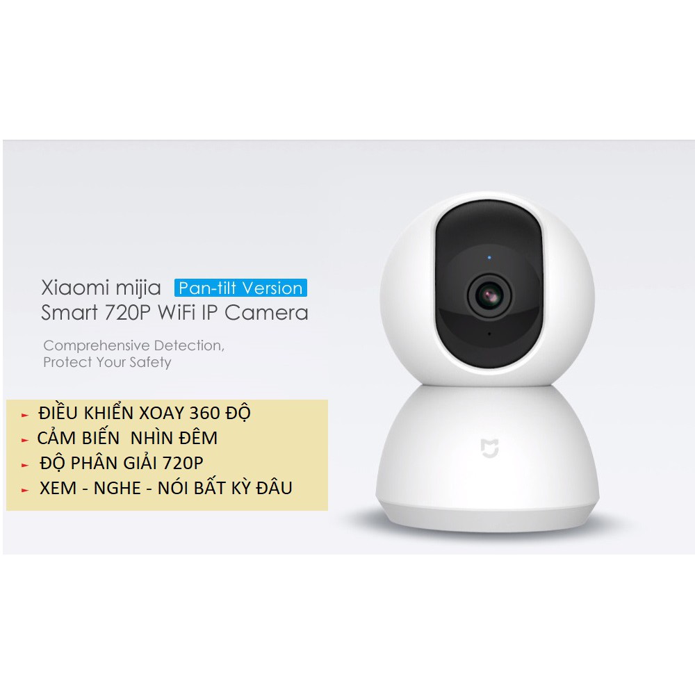 (BÀN QUỐC TẾ) Camera Xoay toàn cảnh 360 Xiaomi Mijia 1080p