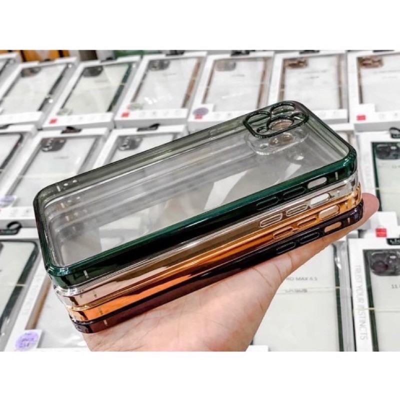 ốp lưng likgus Camera mạ viền vuông giả 12 cho iPhone 7 Plus/ 8 Plus/ Xs/ XS max / 11/ 11 Pro/ 11 Pro Max
