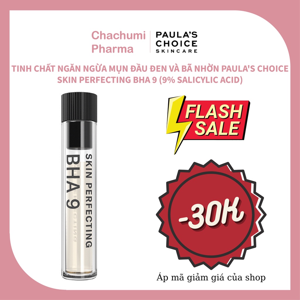 Tinh chất BHA 9 Paula's Choice ngăn ngừa mụn đầu đen và bã nhờn (9% Salicylic Acid) 0.83ml