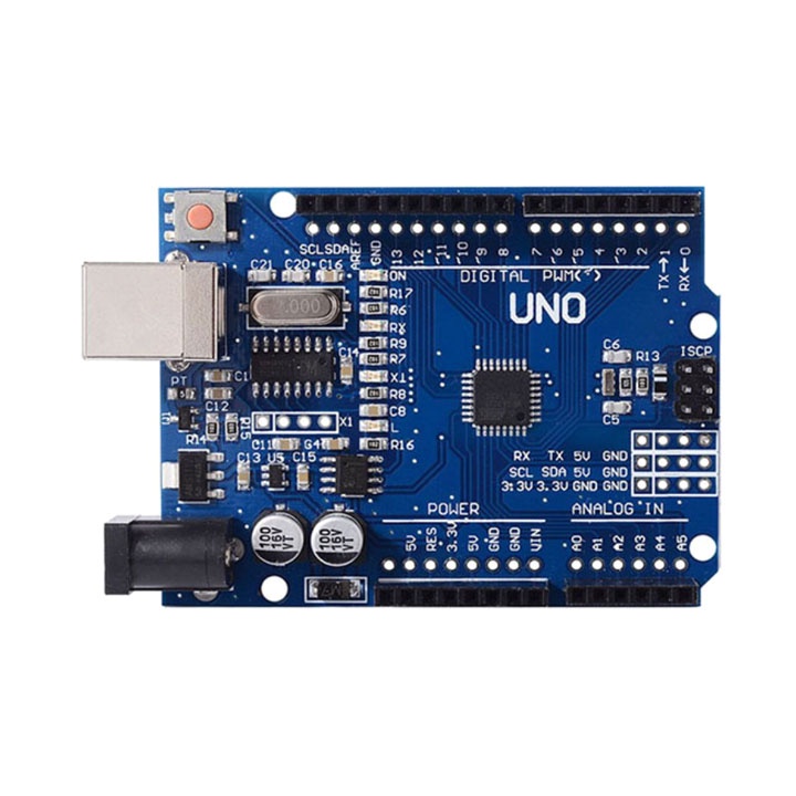 KIT Arduino Uno R3 Chíp Dán CH340 Sử Dụng Cho Học Tập Lập Trình Cơ Bản