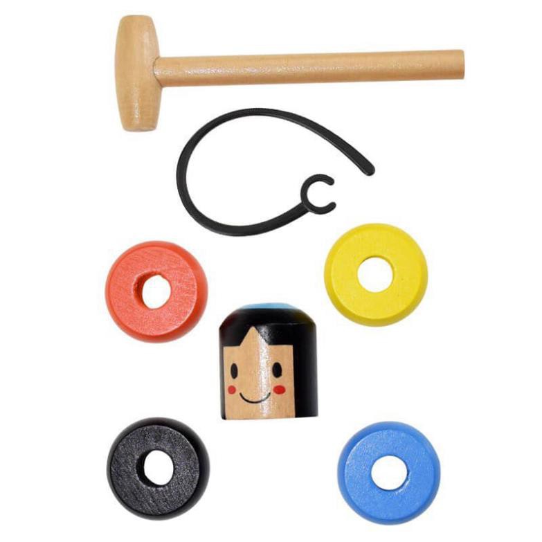 Đồ chơi búp bê gỗ ma thuật Nhật Bản quà tặng cho bé trẻ em