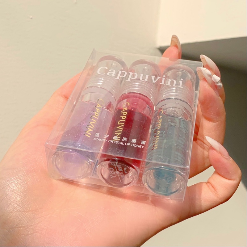 [Hàng mới về] Son Bóng Cappuvini Trong Suốt Ánh Ngọc Trai Nhẹ Nhàng Quyến Rũ