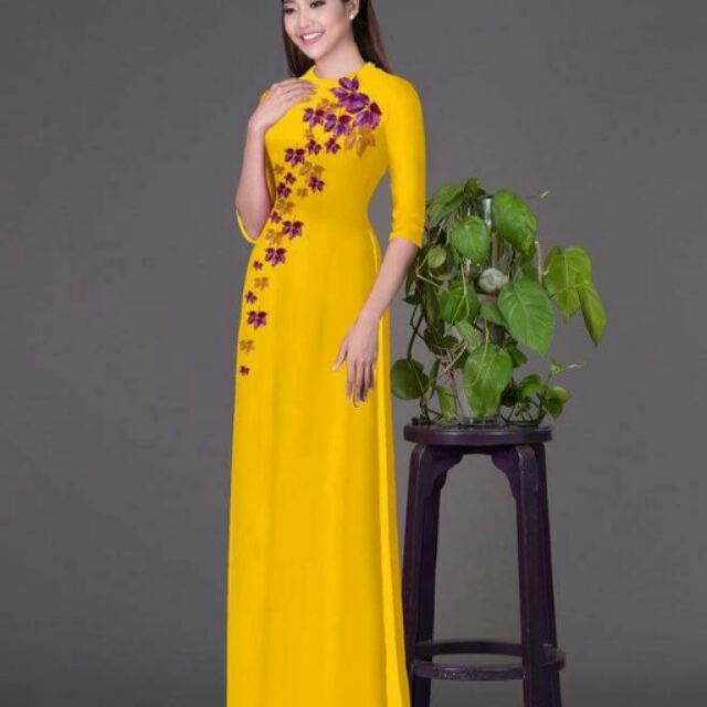 Vải áo dài in 3D