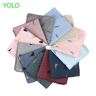 Khăn tay cotton họa tiết sang trọng cho nam