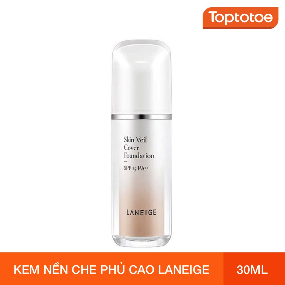 Kem Nền Che Phủ Cao Laneige Skin Veil Cover Foundation Spf25 Pa++ 30ml