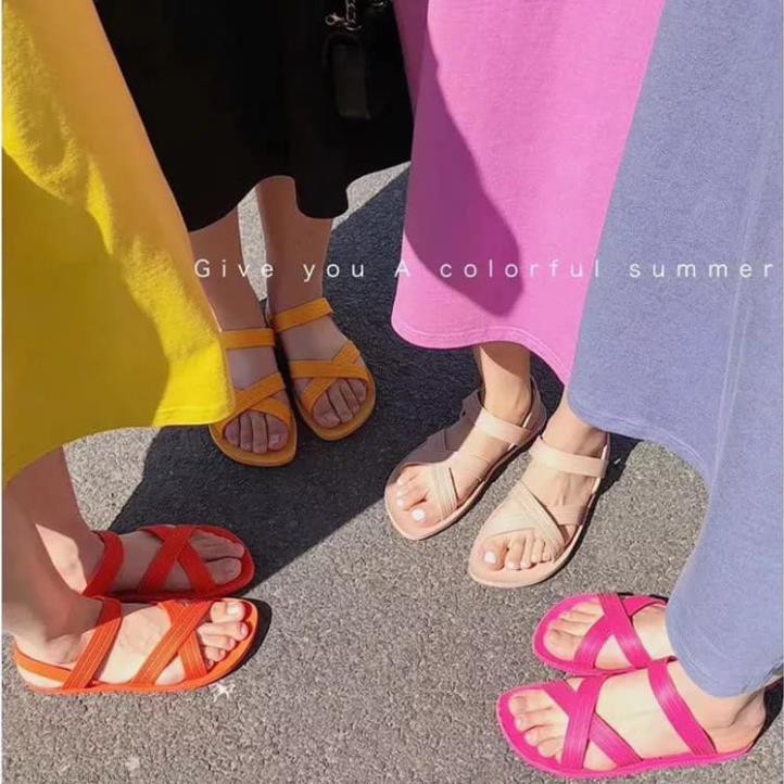 Dép Sandal Quai Chéo Siêu Dẻo