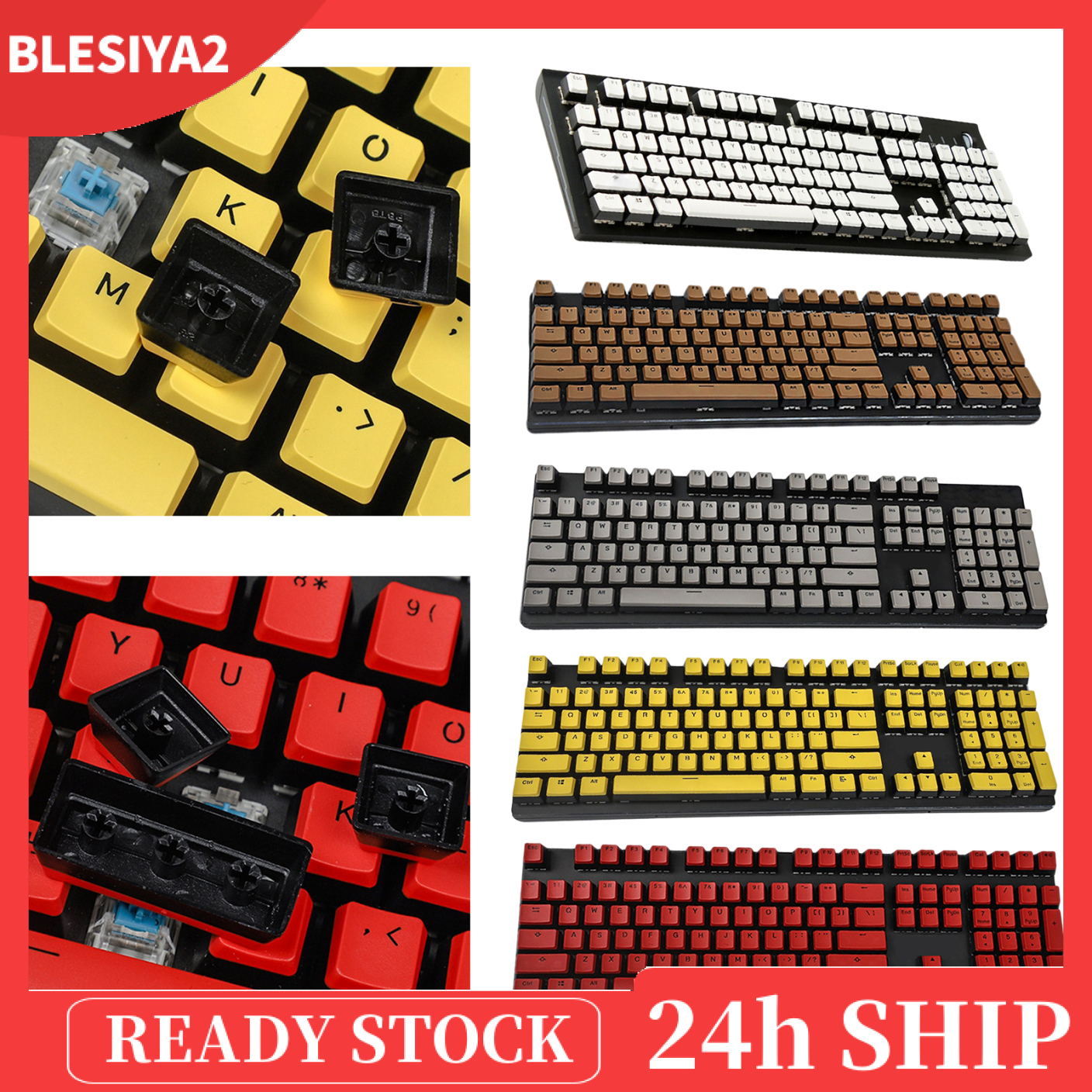 (Hàng Mới Về) Bộ 2 Nút Bàn Phím Thay Thế Cho Cherry Mx Rgb