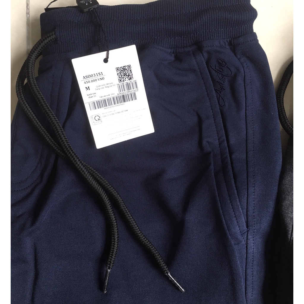 Quần Short Aristino ASO031s1 Regular Màu Xanh Tím Than còn size M/L/XL/XXL