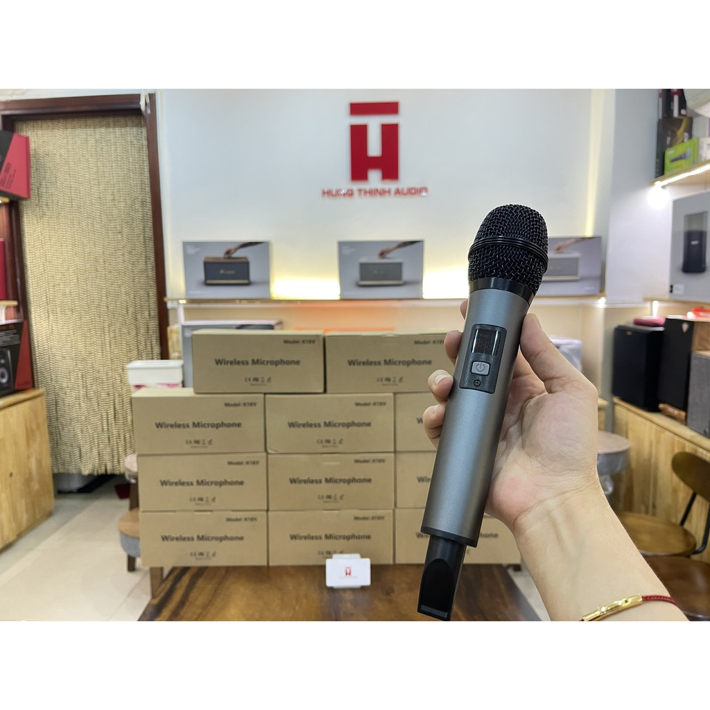 Micro không dây Excelvan K18V - Tặng bọc mic