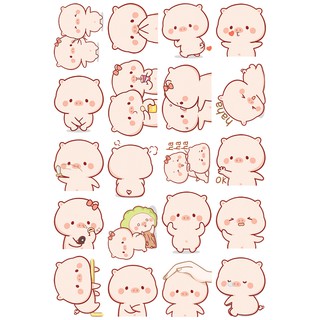 Sticker Chubby Piggy