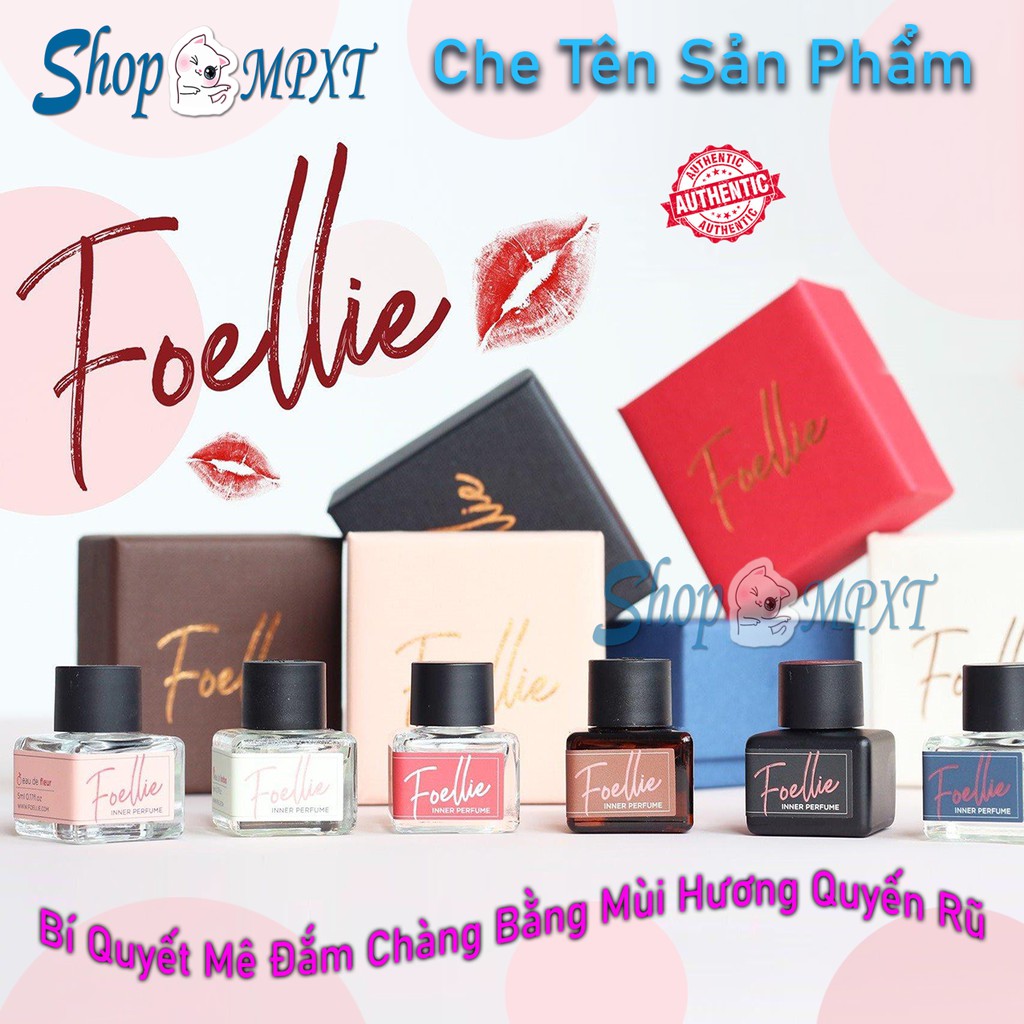 Foellie auth 🌸Freeship🌸 Nước hoa vùng kín cao cấp 💘 nhẹ nhàng quyến rũ 💘 giữ hương cực lâu
