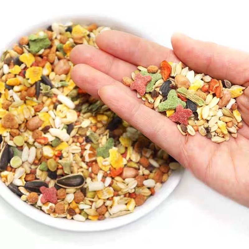 Thức ăn crispy 500gr và 1kg cho hamster (hạt giòn và nhiều hướng dương)