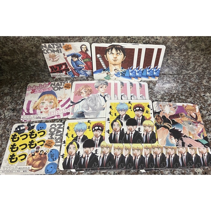 SET 2 LÓT LY NATSUCOMI 2021- KIMETSU NO YAIBA- THANH G.ƯƠM DIỆT QUỶ