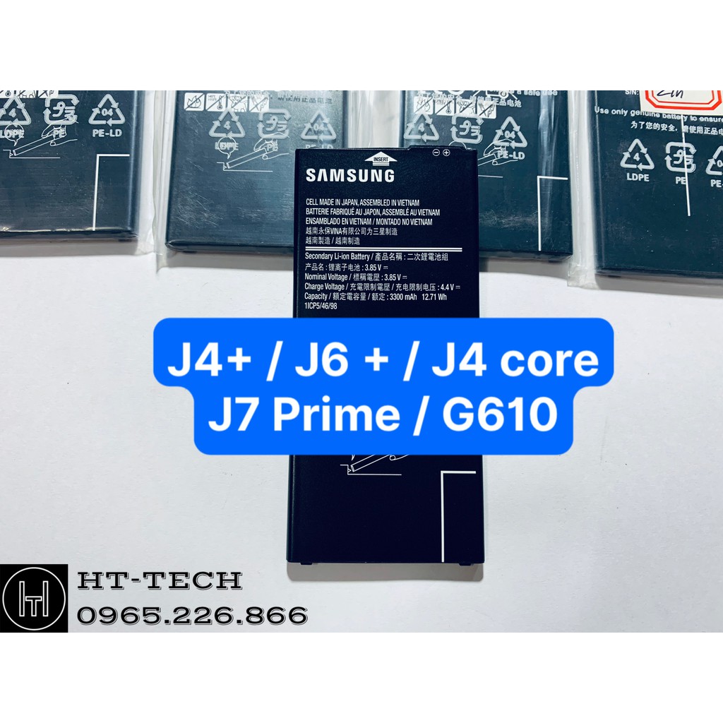 Pin samsung J4+ / J6+ / J4 core / J7 Prime / G610 Zin new