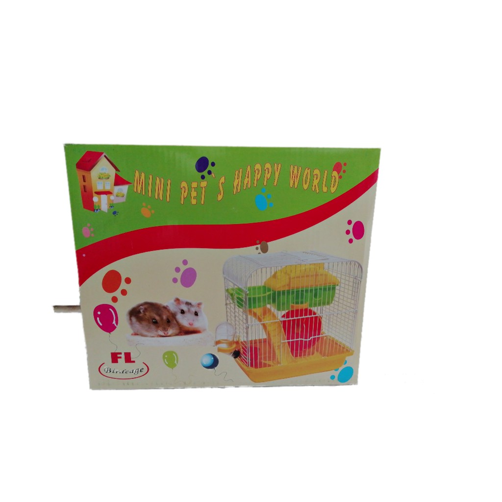 Lồng hamsters trệt mái ngang