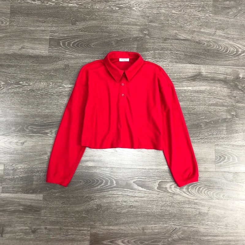 BEUCLOSET - Áo tay dài cổ polo Babat0n chất da cá thoáng mát